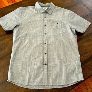 Mens Vissla Button down short sleeve shirt